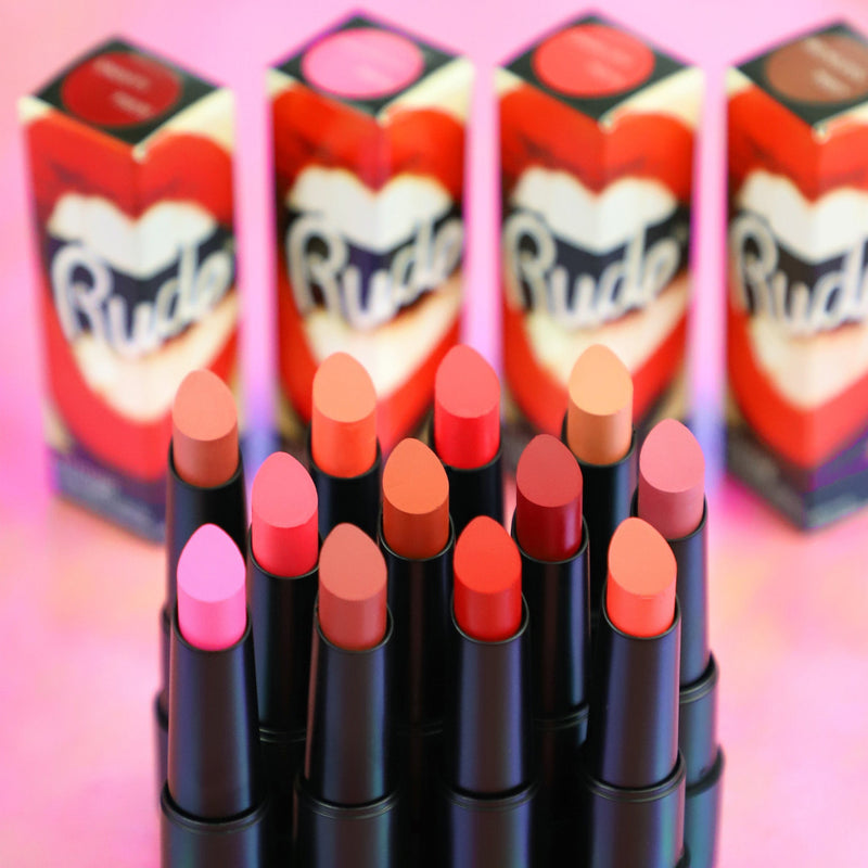 Rude Cosmetics Attitude Matte Lipstick Lipstick Dark Slate Gray Unruly,Cunning,Temper,Snob,Swank,Rebellious,Reckless,Rowdy,Disobedient,Naughty,Tumultuous,Pompous,Arrogant,Contemptuous,Bossy,Cavalier,Cheeky,Cocky,Smug,Snooty,Stuck Up,Vain,Shrewd,Insolent