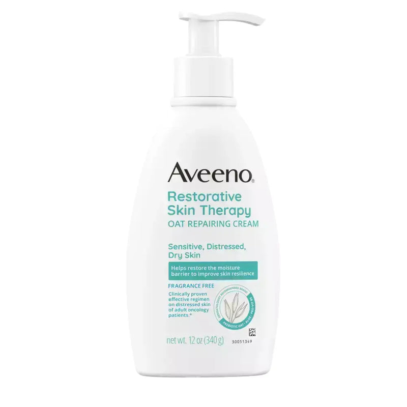 Aveeno Aveeno Restorative Skin Therapy Oat Repairing Cream Dry Skin 12 oz Skin Therapy Cream Lavender