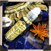 WhiteWitchParlour.com AWAKENING Elixir 1/3oz. BODY OIL Rollon. For Spiritual Growth & Finding Life Purpose. aromatherapy, perfume, oils Pale Goldenrod 1/3 oz. ROLLON