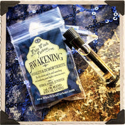WhiteWitchParlour.com AWAKENING Elixir 1/3oz. BODY OIL Rollon. For Spiritual Growth & Finding Life Purpose. aromatherapy, perfume, oils Dark Slate Gray 1ml. SAMPLE