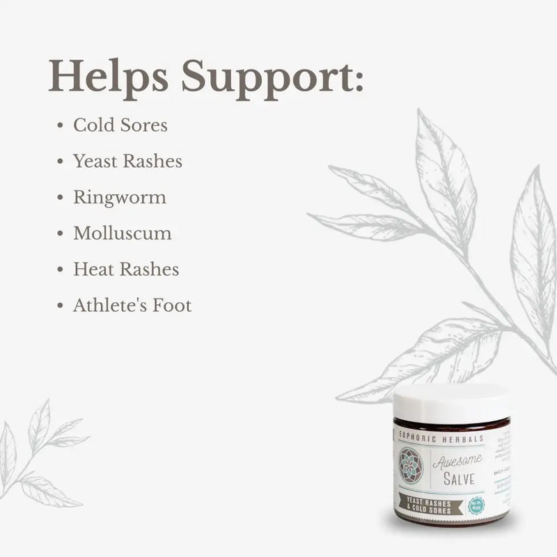 Euphoric Herbals Awesome Salve Salve White Smoke 1oz,4oz,8oz