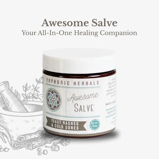 Euphoric Herbals Awesome Salve Salve White Smoke 1oz,4oz,8oz