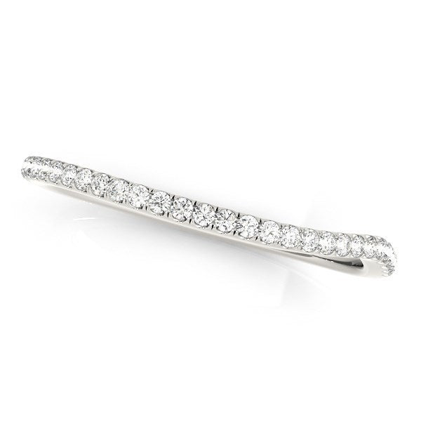 Bids.com 14k White Gold Slim Curved Diamond Wedding Ring (1/10 cttw) Rings White Smoke 3 / White Gold,3.5 / White Gold,4 / White Gold,4.5 / White Gold,5 / White Gold,5.5 / White Gold,6 / White Gold,6.5 / White Gold,7 / White Gold,7.5 / White Gold,8 / White Gold,8.5 / White Gold,9 / White Gold