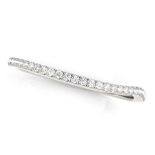 Bids.com 14k White Gold Slim Curved Diamond Wedding Ring (1/10 cttw) Rings White Smoke 3 / White Gold,3.5 / White Gold,4 / White Gold,4.5 / White Gold,5 / White Gold,5.5 / White Gold,6 / White Gold,6.5 / White Gold,7 / White Gold,7.5 / White Gold,8 / White Gold,8.5 / White Gold,9 / White Gold