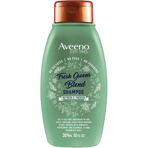 Aveeno Aveeno Scalp Soothing Fresh Greens Blend Shampoo 12 fl. Oz Shampoo Light Slate Gray