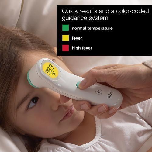 Braun Braun Forehead Thermometer, BFH175, White Forehead Thermometer Dim Gray
