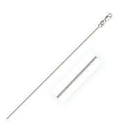 Bids.com 14k White Gold Gourmette Chain 1.0mm Necklaces White Smoke 16 / White Gold,18 / White Gold,20 / White Gold,One / White Gold