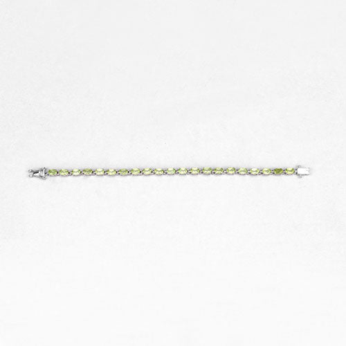 Bids.com 8.61 Carat Genuine Peridot .925 Sterling Silver Bracelet Bracelets Antique White size 7.25,size 8.25,size 5.50,size 6.75,size 6.25,size 7.50,size 7.00