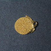 Bids.com 18k Yellow Gold Round Cable Link Chain (0.97 mm) Necklaces Dark Slate Gray 16 / Yellow Gold,18 / Yellow Gold
