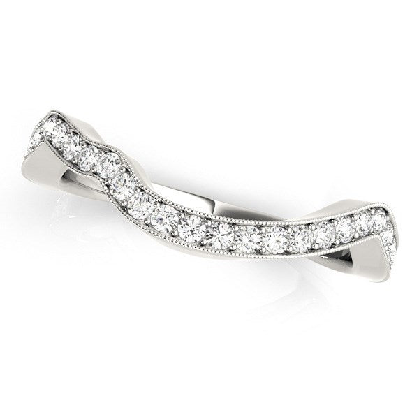 Bids.com 14k White Gold Milgrained Curve Style Diamond Wedding Band (1/5 cttw) Rings White Smoke 3 / White Gold,3.5 / White Gold,4 / White Gold,4.5 / White Gold,5 / White Gold,5.5 / White Gold,6 / White Gold,6.5 / White Gold,7 / White Gold,7.5 / White Gold,8 / White Gold,8.5 / White Gold,9 / White Gold