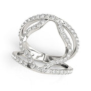 Bids.com 14k White Gold Diamond Flower Style Dual Band Ring (5/8 cttw) Rings White Smoke 3 / White Gold,3.5 / White Gold,4 / White Gold,4.5 / White Gold,5 / White Gold,5.5 / White Gold,6 / White Gold,6.5 / White Gold,7 / White Gold,7.5 / White Gold,8 / White Gold,8.5 / White Gold,9 / White Gold