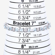 Bids.com 7.36 Carat Genuine Aquamarine and White Diamond .925 Sterling Silver Bracelet Bracelets White Smoke size 7.25