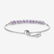 Bids.com 6.05 Carat Genuine Amethyst .925 Sterling Silver Bracelet Bracelets White Smoke size 10.00