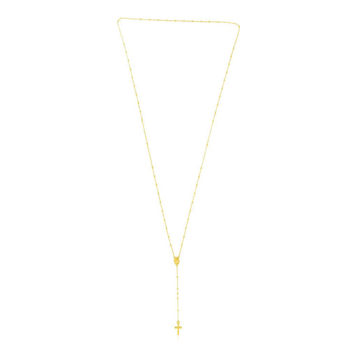 Bids.com 14k Yellow Gold Rosary Necklace Necklaces White Smoke 26 / Yellow Gold