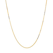 Bids.com 14k Yellow Gold Classic Box Chain 0.45mm Necklaces White Smoke 16 / Yellow Gold,18 / Yellow Gold,20 / Yellow Gold
