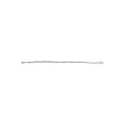 Bids.com 14K White Gold 1-1/2 Cttw Round Brilliant-Cut & Baguette Cut Diamond Bezel and Tapered Link 7" Tennis Bracelet (H-I Color, I1-I2 Clarity) Bracelets White Smoke 14k White Gold / 1.429ct. TDW Diamonds,14k Yellow Gold / 1.5ct. TDW Diamonds,White.Gold / 1.5ct. TDW