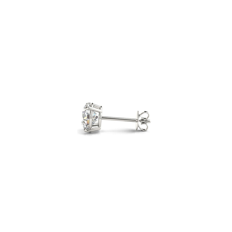 Bids.com 1 cttw Certified IGI Lab Grown Round Diamond Stud Earrings 14k White Gold (G/VS2) Earrings White Smoke White Gold
