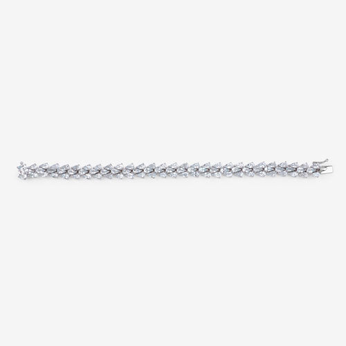 Bids.com 14.11 Carat Genuine Aquamarine .925 Sterling Silver Bracelet Bracelets Gray size 7.50,size 7.00,size 7.25