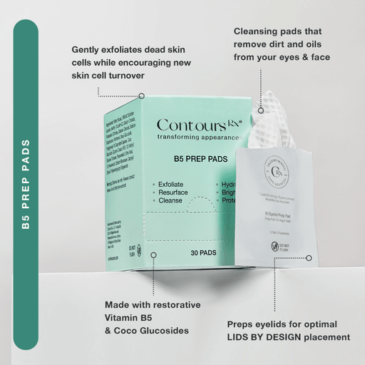 Contours Rx B5 Prep Pads Skin Prep Pads Light Gray 30-Pack,30 Pack 2 Months,30 Pack 3 Months,5-Pack,5 Pack 2 Months,5 Pack 3 Months