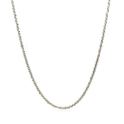 Bids.com 14k White Gold Sparkle Chain 1.5mm Necklaces White Smoke 16 / White Gold,18 / White Gold,20 / White Gold,One / White Gold