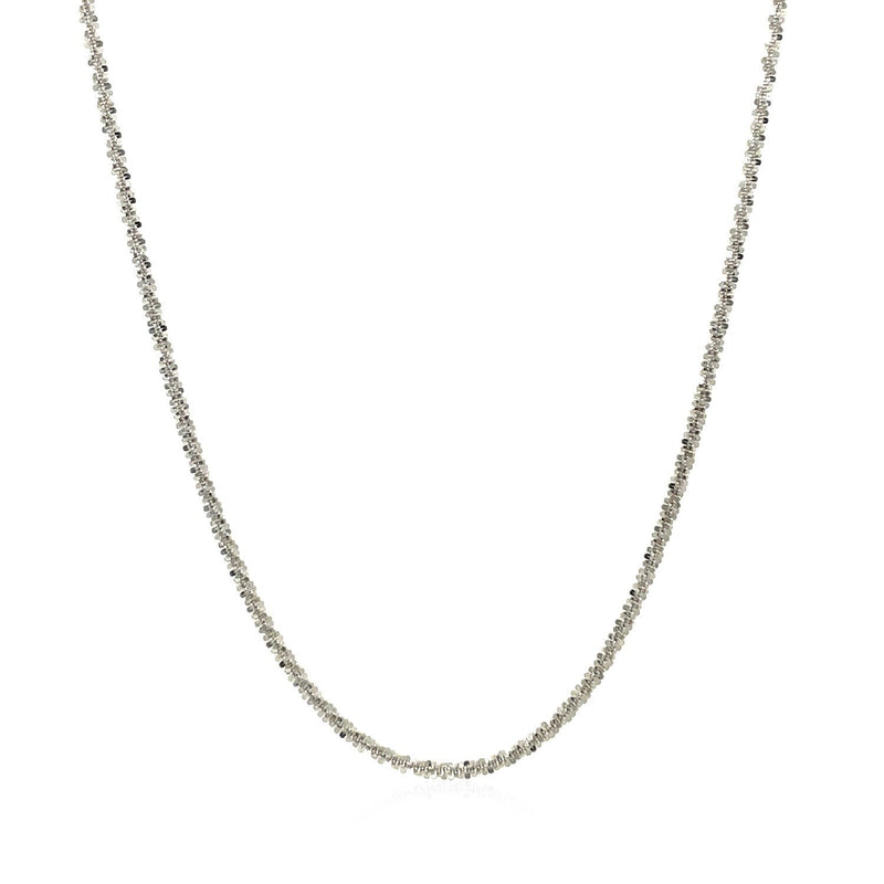 Bids.com 14k White Gold Sparkle Chain 1.5mm Necklaces White Smoke 16 / White Gold,18 / White Gold,20 / White Gold,One / White Gold