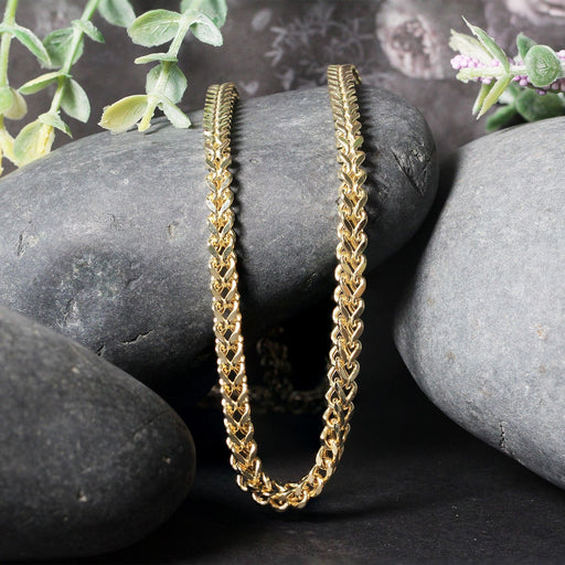 Bids.com 3.9mm 14k Yellow Gold Square Franco Chain Necklaces Black 26 / Yellow Gold,One / Yellow Gold