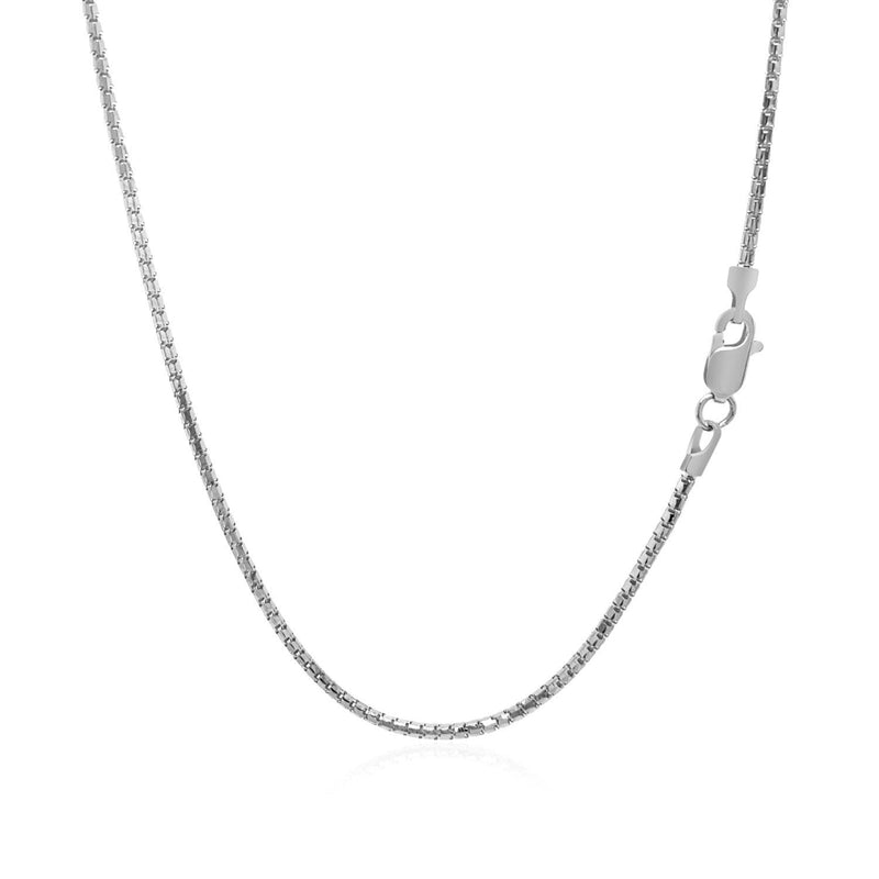 Bids.com 14k White Gold Ice Chain 1.3mm Necklaces White Smoke 16 / White Gold,18 / White Gold,20 / White Gold