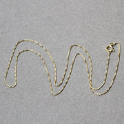 Bids.com 14k Yellow Gold Classic Box Chain 0.45mm Necklaces Dark Gray 16 / Yellow Gold,18 / Yellow Gold,20 / Yellow Gold