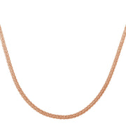 Bids.com Ice Barrel Chain in 14k Rose Gold (3.10 mm) Necklaces White Smoke 16 / Rose Gold,18 / Rose Gold,20 / Rose Gold,22 / Rose Gold