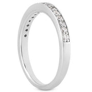 Bids.com 14k White Gold Pave Diamond Wedding Ring Band Set 1/2 Around Rings White Smoke 4 / White Gold,4.5 / White Gold,5 / White Gold,5.5 / White Gold,6 / White Gold,6.5 / White Gold,7 / White Gold,7.5 / White Gold,8 / White Gold,8.5 / White Gold,9 / White Gold
