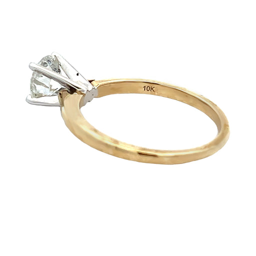 Bids.com 1.00ct Diamond  10KT Yellow Gold Rings White Smoke