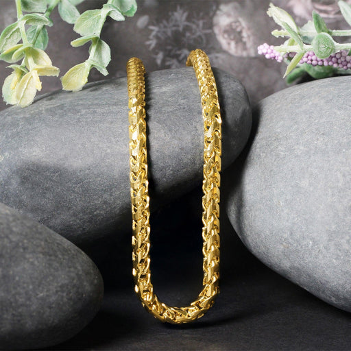 Bids.com 4.6mm 14k Yellow Solid Gold Diamond Cut Round Franco Chain Necklaces Black 22 / Yellow Gold,24 / Yellow Gold,26 / Yellow Gold