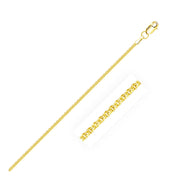 Bids.com 14k Yellow Gold Forsantina Lite Cable Link Chain 1.9mm Necklaces White Smoke 16 / Yellow Gold,18 / Yellow Gold,20 / Yellow Gold