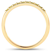 Bids.com 0.27 Carat Genuine Yellow Diamond 14K Yellow Gold Ring (SI1-SI2) Rings White Smoke size 7.00,size 6.00,size 8.00