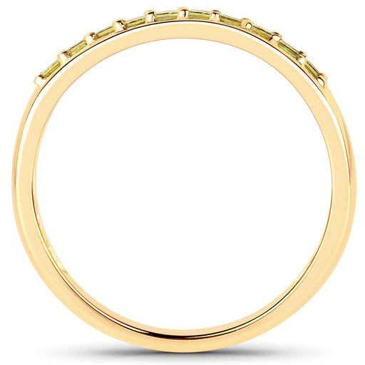 Bids.com 0.27 Carat Genuine Yellow Diamond 14K Yellow Gold Ring (SI1-SI2) Rings White Smoke size 7.00,size 6.00,size 8.00