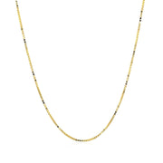 Bids.com 14k Yellow Gold Classic Box Chain 0.7mm Necklaces White Smoke 16 / Yellow Gold,18 / Yellow Gold,20 / Yellow Gold,24 / Yellow Gold