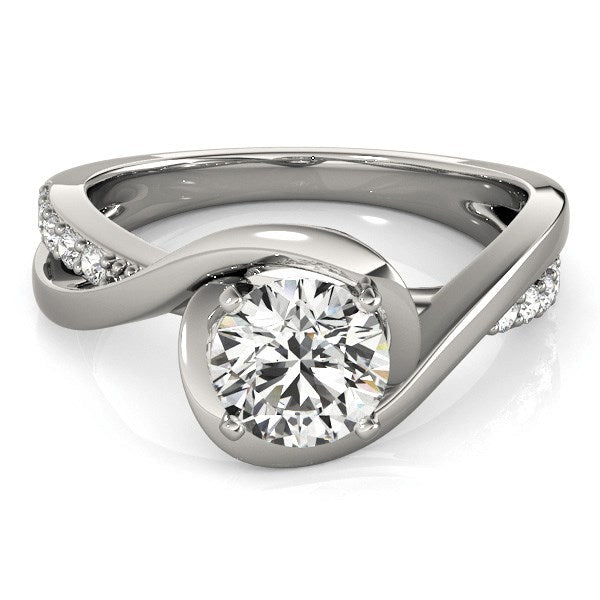 Bids.com 14k White Gold Split Band Round Bypass Diamond Engagement Ring (1 1/8 cttw) Rings White Smoke 3 / White Gold,3.5 / White Gold,4 / White Gold,4.5 / White Gold,5 / White Gold,5.5 / White Gold,6 / White Gold,6.5 / White Gold,7 / White Gold,7.5 / White Gold,8 / White Gold,8.5 / White Gold,9 / White Gold
