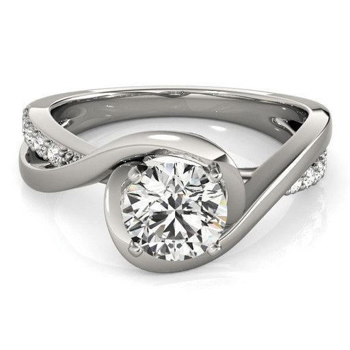 Bids.com 14k White Gold Split Band Round Bypass Diamond Engagement Ring (1 1/8 cttw) Rings White Smoke 3 / White Gold,3.5 / White Gold,4 / White Gold,4.5 / White Gold,5 / White Gold,5.5 / White Gold,6 / White Gold,6.5 / White Gold,7 / White Gold,7.5 / White Gold,8 / White Gold,8.5 / White Gold,9 / White Gold