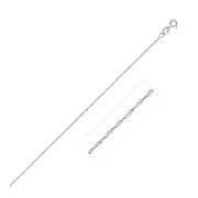 Bids.com 14k White Gold Singapore Chain 0.8mm Necklaces White Smoke 16 / White Gold,18 / White Gold