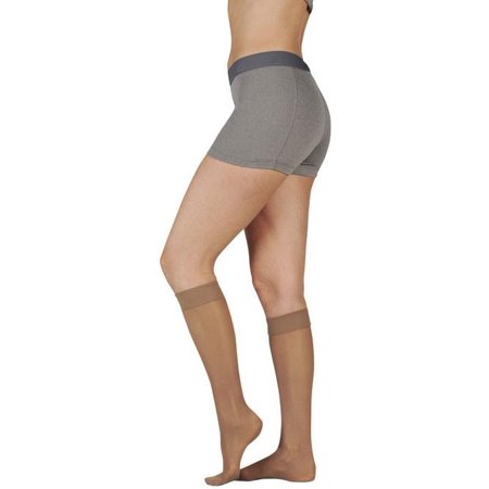 Juzo Juzo Attractive Pantyhose 15-20mmHg Size 3, Beige Knee Socks White Smoke