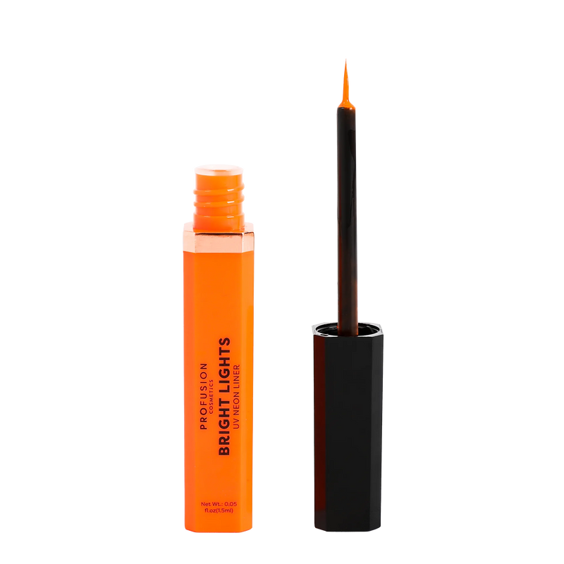 Profusion Cosmetics Bright Lights | Neon & Pastel Graphic Liners Eyes Black Orange