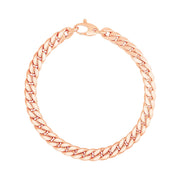 Bids.com 14K Rose Gold Cuban Link Bracelet Bracelets White Smoke 7.25 / Rose Gold