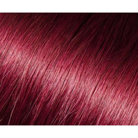 VIP Extensions Babe I-Tip 18" 100% Human Hair Straight 20 pcs Hair Extension Black dark-purple-whitney