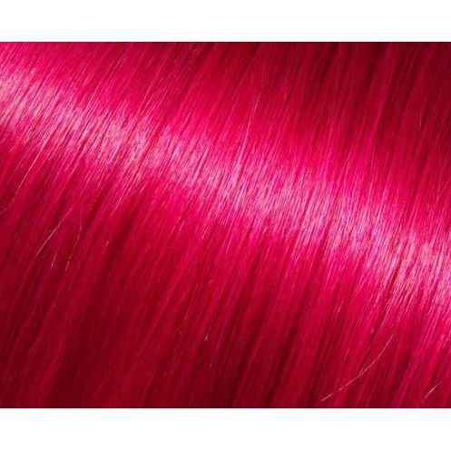 VIP Extensions Babe I-Tip 18" 100% Human Hair Straight 20 pcs Hair Extension Dark Red dk-fuxia-pamela