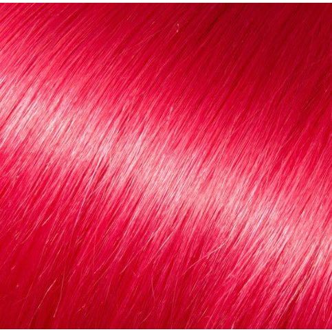 VIP Extensions Babe I-Tip 18" 100% Human Hair Straight 20 pcs Hair Extension Firebrick pink-mary-catherine