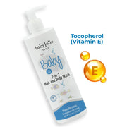 Baby Jolie Paris Baby Bath Bundle | 2-in-1 Hair and Body Wash + Lotion Kits de shampoo e condicionador > shampoo > conditioner > baby shampoo > infant shampoo > toddler shampoo > condicionador > shampo e condicionador para bebes > hidratante para bebes > body lotion > lotion > baby lotion White Smoke