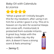 Ora's Amazing Herbal Baby Oil with Calendula and Licorice White Smoke 7.5 oz,2 oz