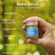 Ora's Amazing Herbal Baby Salve Olive Drab Jar 4oz,Jar 1oz,1 oz & 4 oz