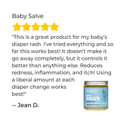Ora's Amazing Herbal Baby Salve Light Steel Blue Jar 4oz,Jar 1oz,1 oz & 4 oz