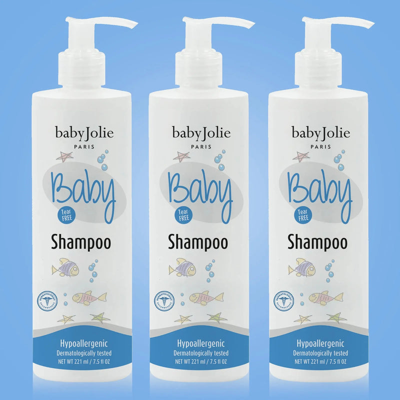 Baby Jolie Paris Baby Shampoo | 3 Pack Baby Care > Baby Shampoo > Shampoo for Babies > Newborn Shampoo > Cradle Cap Shampoo > Newborn Cradle Cap Light Gray